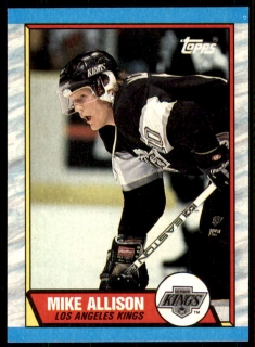Hokejová karta Mike Allison Topps 1989-90 řadová č. 141