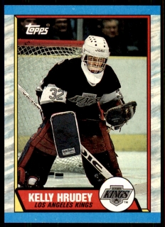 Hokejová karta Kelly Hrudey Topps 1989-90 řadová č. 166