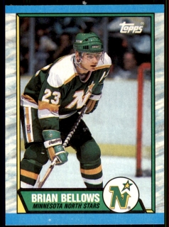 Hokejová karta Brian Bellows Topps 1989-90 řadová č. 177