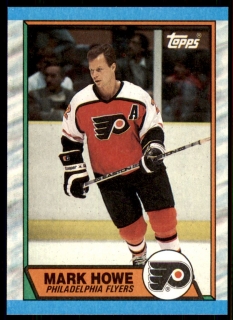 Hokejová karta Mark Howe Topps 1989-90 řadová č. 191