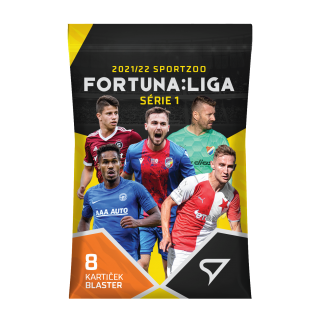 Balíček fotbalových karet Fortuna:Liga 2021-22 Série 1 Blaster