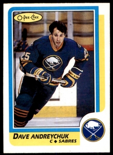Hokejová karta Dave Andreychuk O-Pee-Chee 1986-87 řadová č. 16