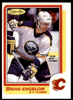 Hokejová karta Brian Engblom O-Pee-Chee 1986-87 řadová č. 40