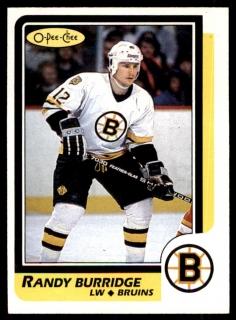 Hokejová karta Randy Burridge O-Pee-Chee 1986-87 rookie č. 70