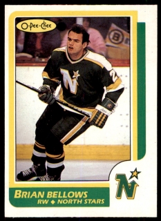 Hokejová karta Brian Bellows O-Pee-Chee 1986-87 řadová č. 75