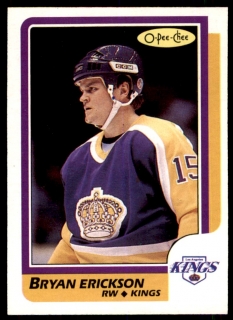 Hokejová karta Bryan Erickson O-Pee-Chee 1986-87 řadová č. 101