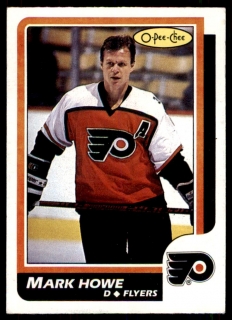Hokejová karta Mark Howe O-Pee-Chee 1986-87 řadová č. 123