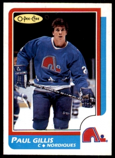 Hokejová karta Paul Gillis O-Pee-Chee 1986-87 řadová č. 168