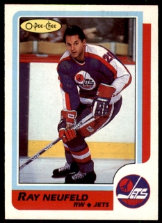 Hokejová karta Ray Neufeld O-Pee-Chee 1986-87 řadová č. 177