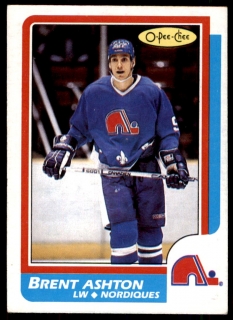 Hokejová karta Brent Ashton O-Pee-Chee 1986-87 řadová č. 181