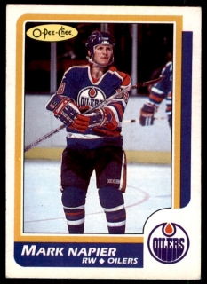 Hokejová karta Mark Napier O-Pee-Chee 1986-87 řadová č. 183