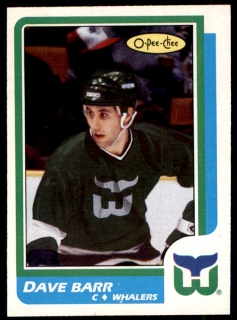 Hokejová karta Dave Barr O-Pee-Chee 1986-87 řadová č. 237