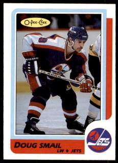 Hokejová karta Doug Smail O-Pee-Chee 1986-87 řadová č. 256