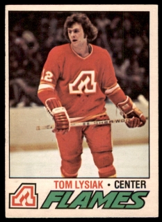 Hokejová karta Tom Lysiak O-Pee-Chee 1977-78 řadová č. 127