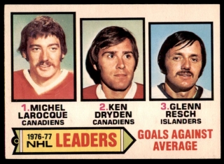 Hokejová karta Larocque / Dryden / Resch O-Pee-Chee 1977-78 Leaders č. 6