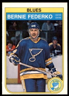 Hokejová karta Bernie Federko O-Pee-Chee 1982-83 řadová č. 302