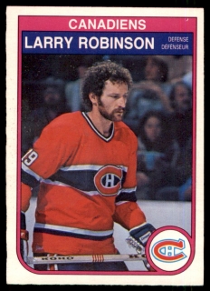 Hokejová karta Larry Robinson O-Pee-Chee 1982-83 řadová č. 191