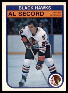Hokejová karta Al Secord O-Pee-Chee 1982-83 řadová č. 74