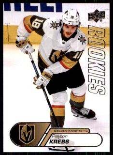 Hokejová karta Peyton Krebs UD NHL Rookie 2020-21 č. 16