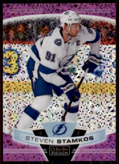 Hokejová karta Steven Stamkos OPC Platinum 2019-20 Violet Pixels /399 č. 39