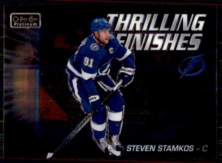 Hokejová karta Steven Stamkos OPC Platinum 2019-20 Thrilling Finishes č. TF-1