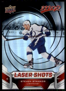 Hokejová karta Steven Stamkos UD MVP 2020-21 Laser Shots Red č. S-2