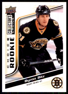 Hokejová karta Byron Bitz UD Collector's Choice 2009-10 Rookie č. 236