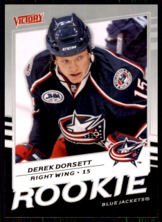 Hokejová karta Derek Dorsett UD S2 2008-09 Victory Rookie č. 315