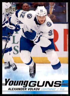 Hokejová karta Alexander Volkov UD S2 2019-20 Young Guns č. 488