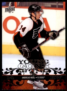 Hokejová karta Andreas Nodl UD S2 2008-09 Young Guns č. 483