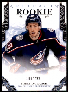Hokejová karta Pierre-Luc Dubois UD Artifacts 2017-18 Rookie /799 č. RED189