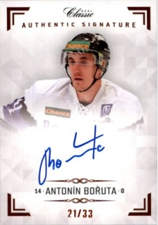 Hokejová karta Antonín Bořuta OFS Chance Liga 2018-19 Authentic Signature