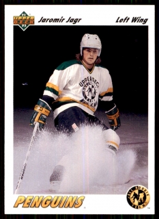 Hokejová karta Jaromír Jágr Upper Deck 1991-92 All Rookie Team č. 42