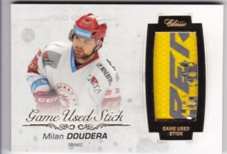Hokejová karta Milan Doudera OFS 17/18 S.II. Game Used Stick 