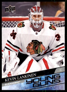 Hokejová karta Kevin Lankinen UD S2 2020-21 Young Guns č. 497