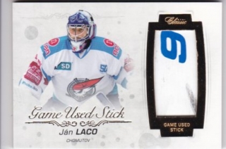 Hokejová karta Ján Laco OFS 17/18 S.II. Game Used Stick