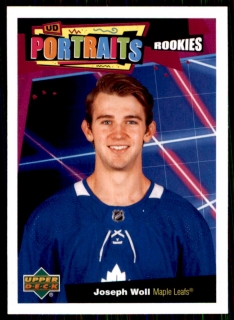 Hokejová karta Joseph Woll UD S2 2020-21 UD Portraits Rookie č. P-65