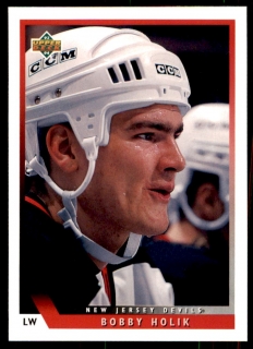 Hokejová karta Bobby Holík Upper Deck 1993-94 řadová č. 218