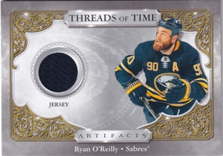 Hokejová karta Ryan O'Reilly UD Artifacts 2020-21 Threads of Time Jersey č.TT-RY