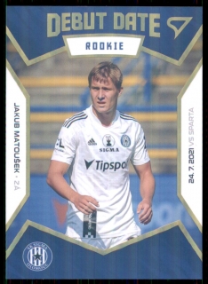 Fotbalová karta Jakub Matoušek Fortuna Liga 21-22 S1 Debut Date Rookie /199