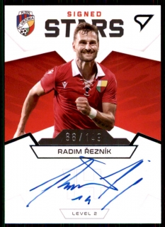 Fotbalová karta Radim Řezník Fortuna Liga 21-22 S1 Signed Stars /149