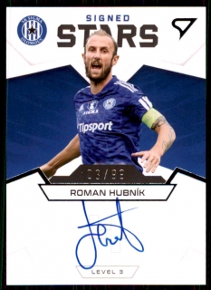 Fotbalová karta Roman Hubník Fortuna Liga 21-22 S1 Signed Stars /99