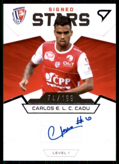Fotbalová karta Carlos E.L.C.Cadu Fortuna Liga 21-22 S1 Signed Stars /199