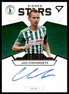 Fotbalová karta Jan Chramosta Fortuna Liga 21-22 S1 Signed Stars /199