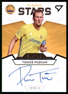 Fotbalová karta Tomáš Poznar Fortuna Liga 21-22 S1 Signed Stars /149
