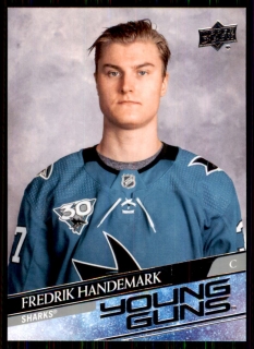 Hokejová karta Fredrik Handemark UD Extended 2020-21 Young Guns č. 711