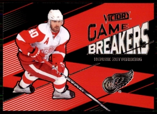 Hokejová karta Henrik Zetterberg UD Victory 2010-11 Game Breakers č. GB-HZ
