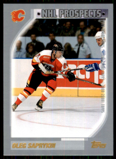 Hokejová karta Oleg Saprykin Topps 2000-01 NHL Prospects RC č. 274