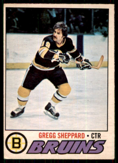Hokejová karta Gregg Sheppard O-Pee-Chee 1977-78 řadová č. 95