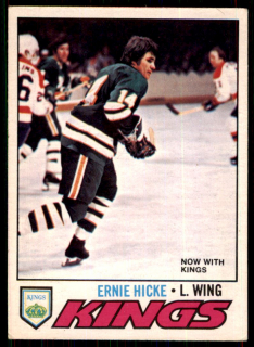Hokejová karta Ernie Hicke O-Pee-Chee 1977-78 řadová č. 132